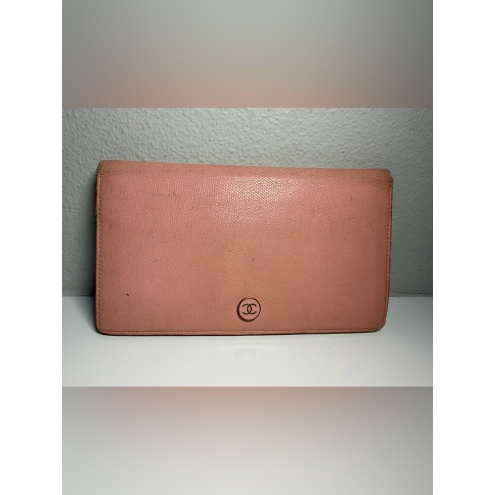 PINK CHANEL BIFOLD WALLET